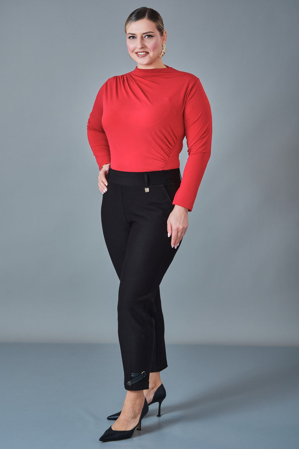Elitline - Plus Size Trousers (ELT27K1-01-4152)
