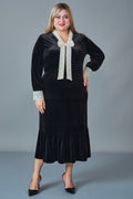 Chiffon Line - Plus Size Dress (CFL27K3552)