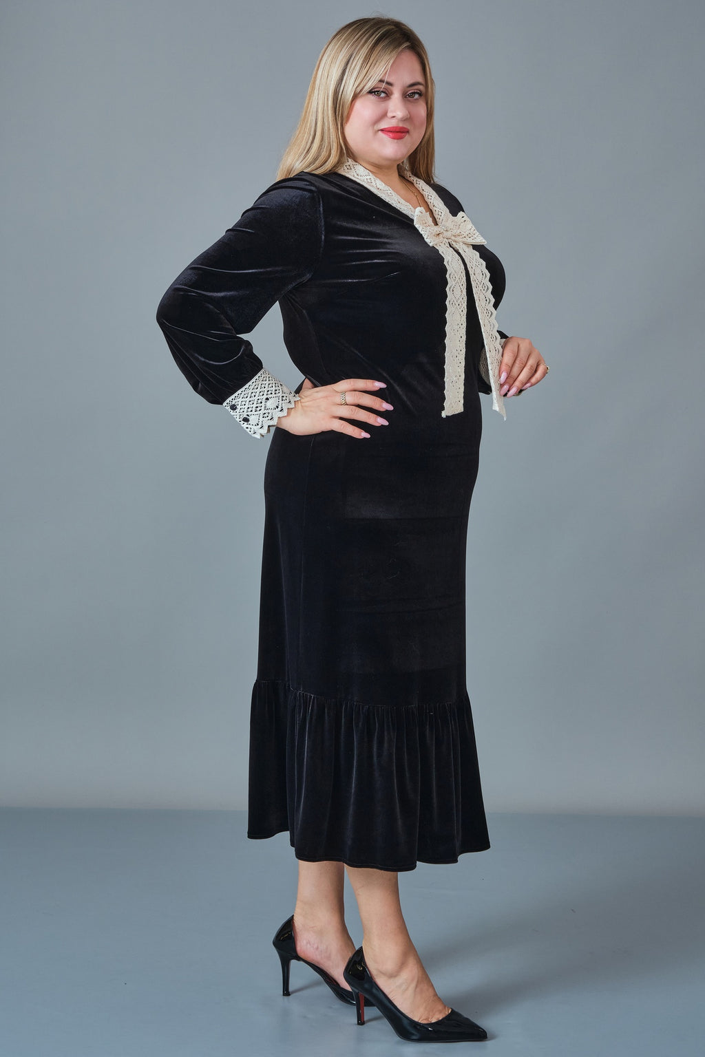 Chiffon Line - Plus Size Dress (CFL27K3552)