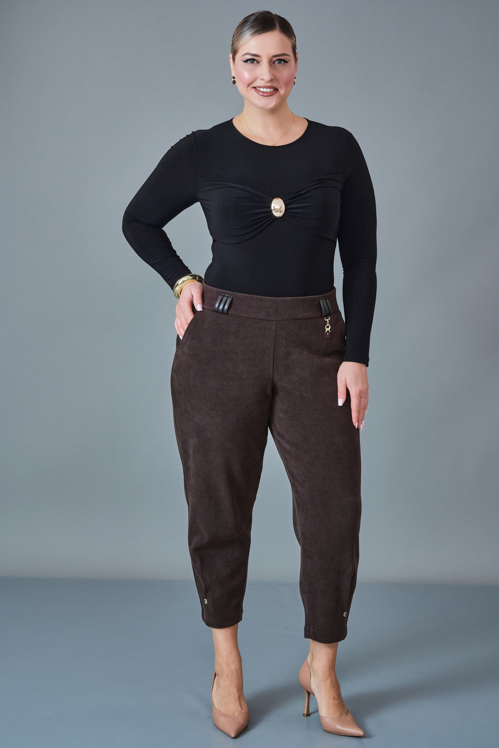 Elitline - Plus Size Trousers (ELT27K1-15-4160)