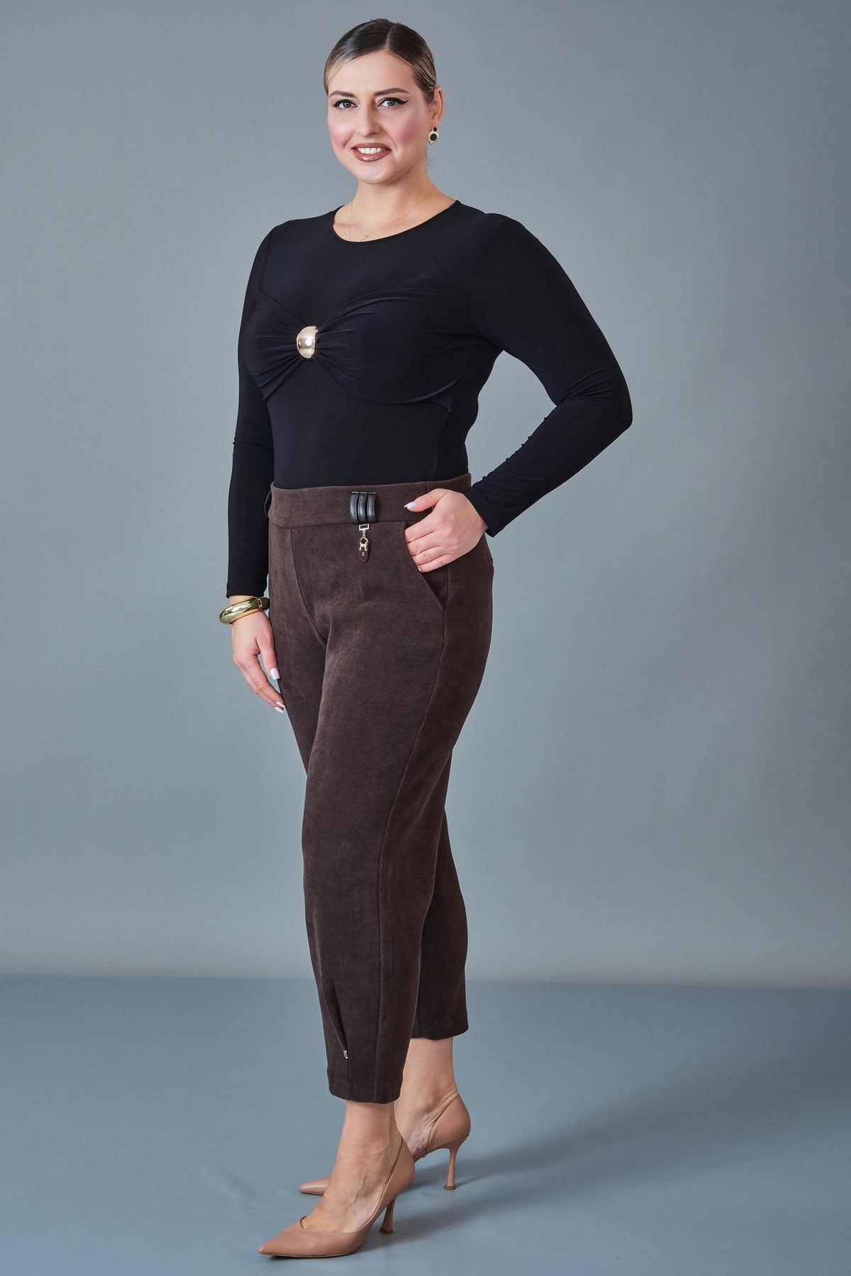 Elitline - Plus Size Trousers (ELT27K1-15-4160)