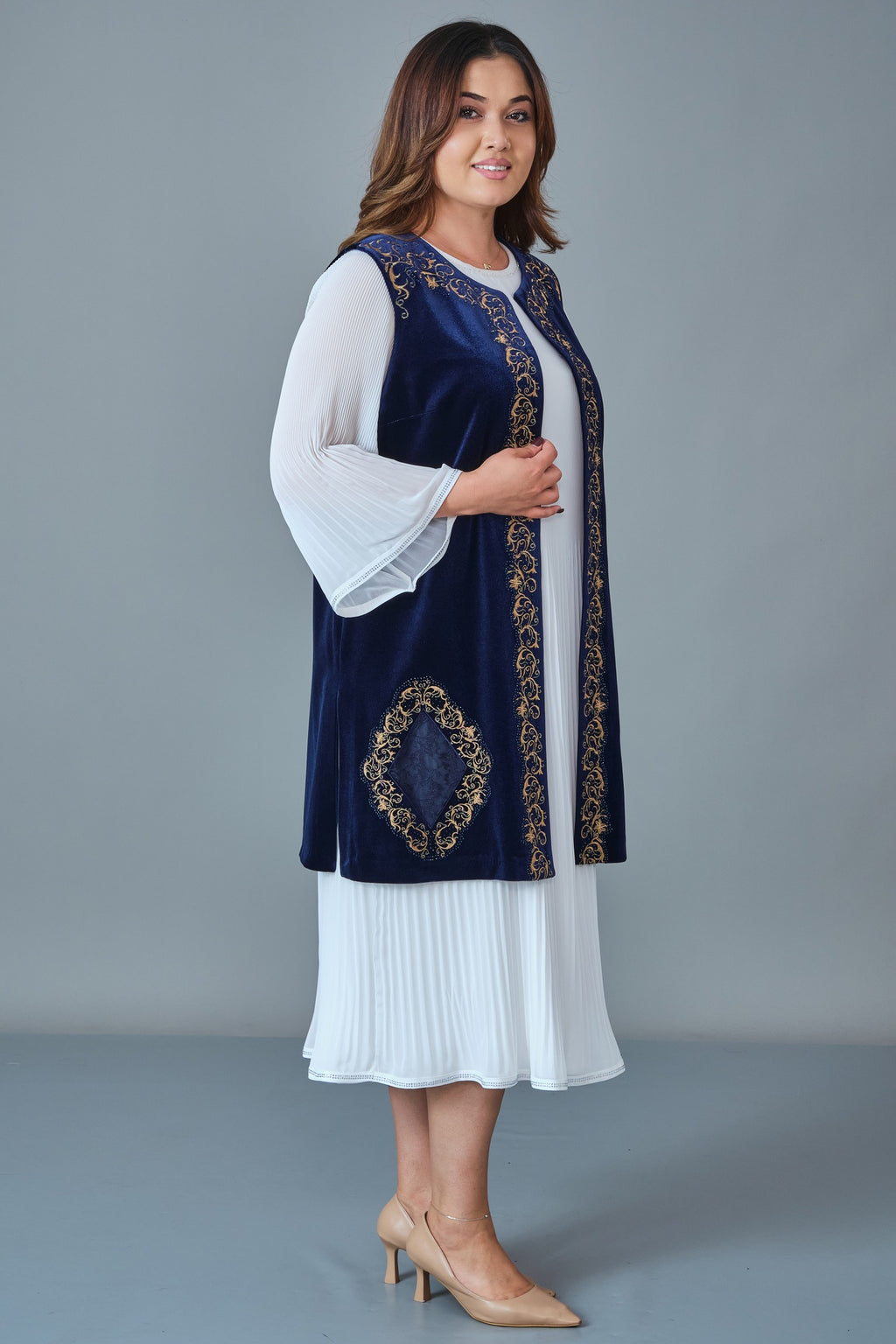 Ksas - Plus Size Cardigan (KSS27K4037)