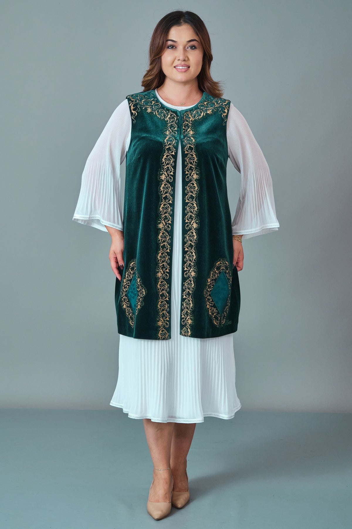 Ksas - Plus Size Cardigan (KSS27K4037)