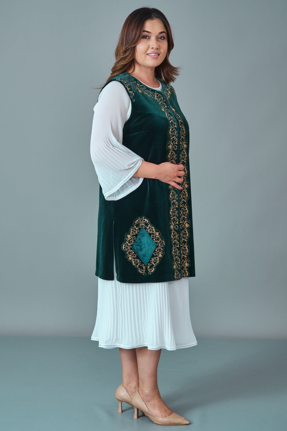 Ksas - Plus Size Cardigan (KSS27K4037)