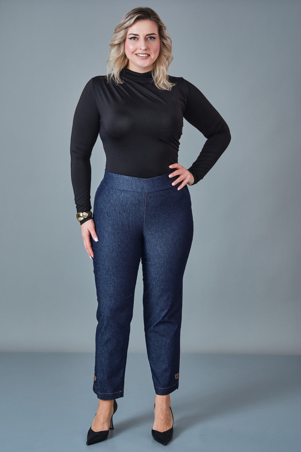 Elitline - Plus Size Trousers (ELT27K1-34-4074)