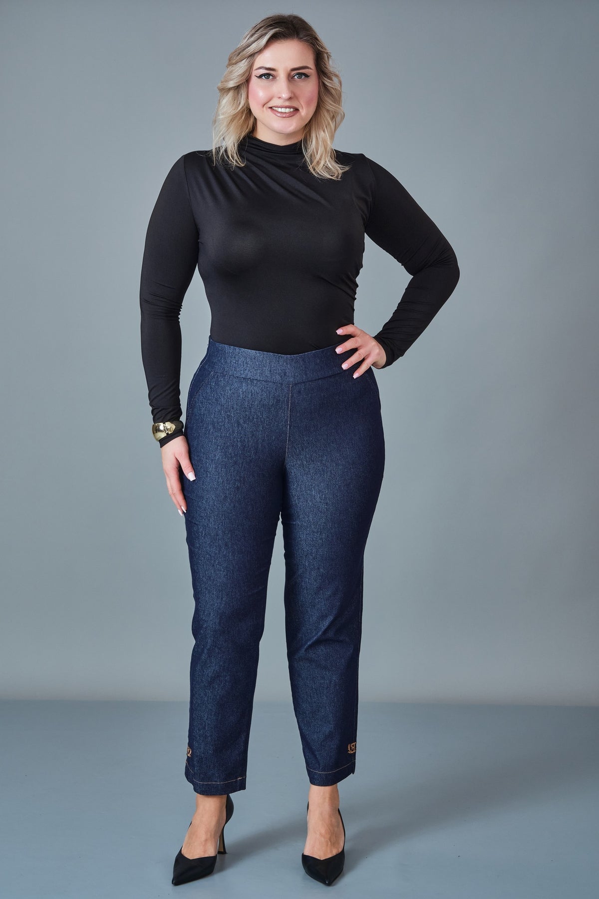 Elitline - Plus Size Trousers (ELT27K1-34-4074)