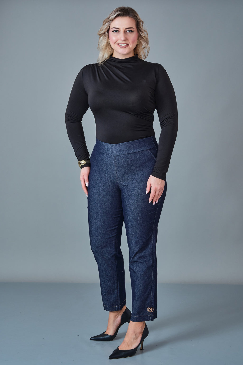 Elitline - Plus Size Trousers (ELT27K1-34-4074)