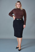 Elitline - Plus Size Skirt (ELT27K2-15-4049)