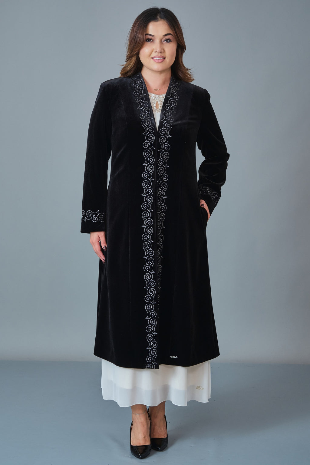 Ksas - Plus Size Cardigan (KSS27KEH-98)