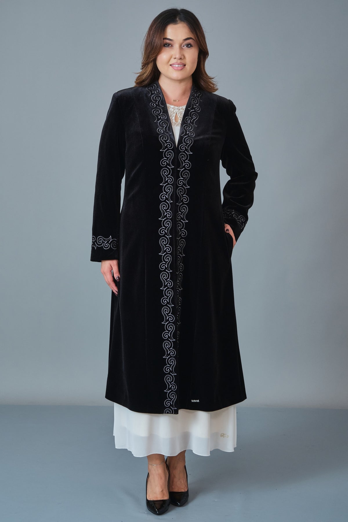 Ksas - Plus Size Cardigan (KSS27KEH-98)