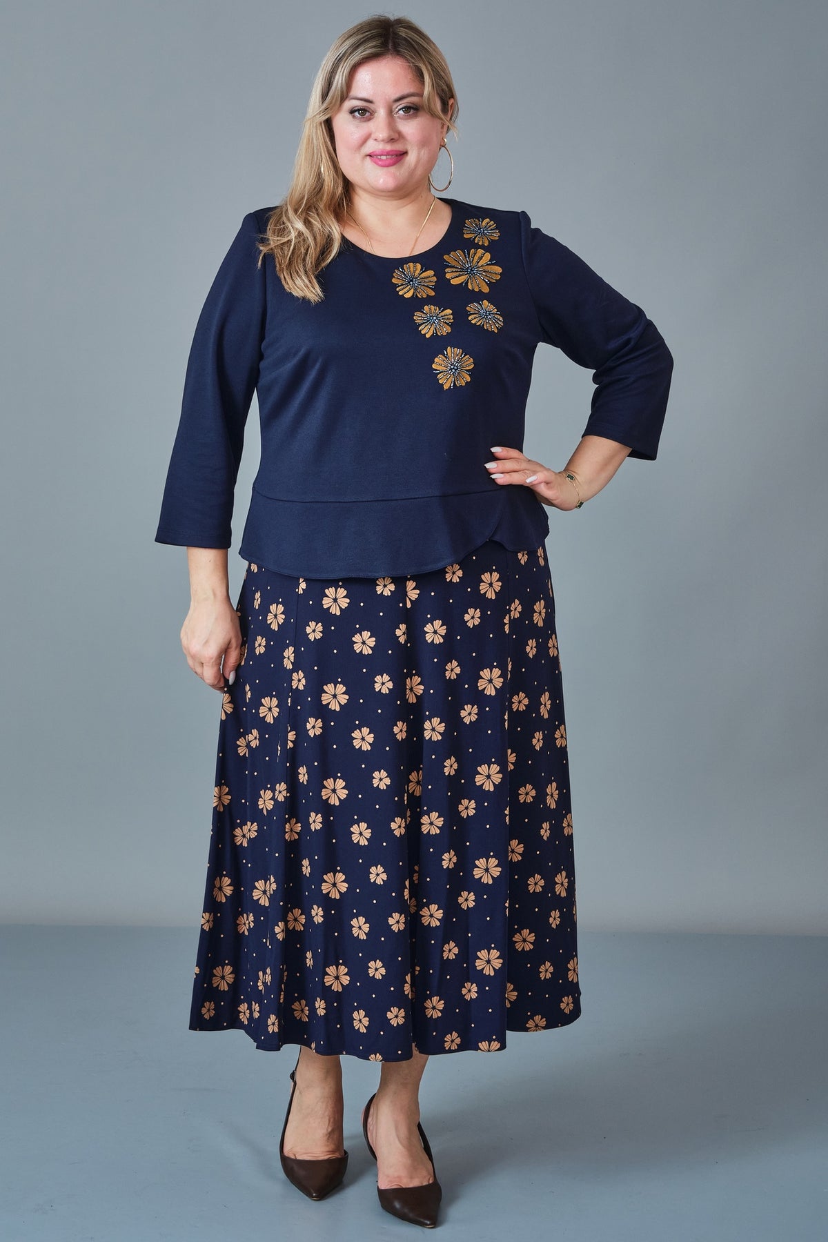 Gumanize - Plus Size Dress (GMZ2027-41-8625)