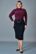 Elitline - Plus Size Skirt (ELT27K2-28-4050)