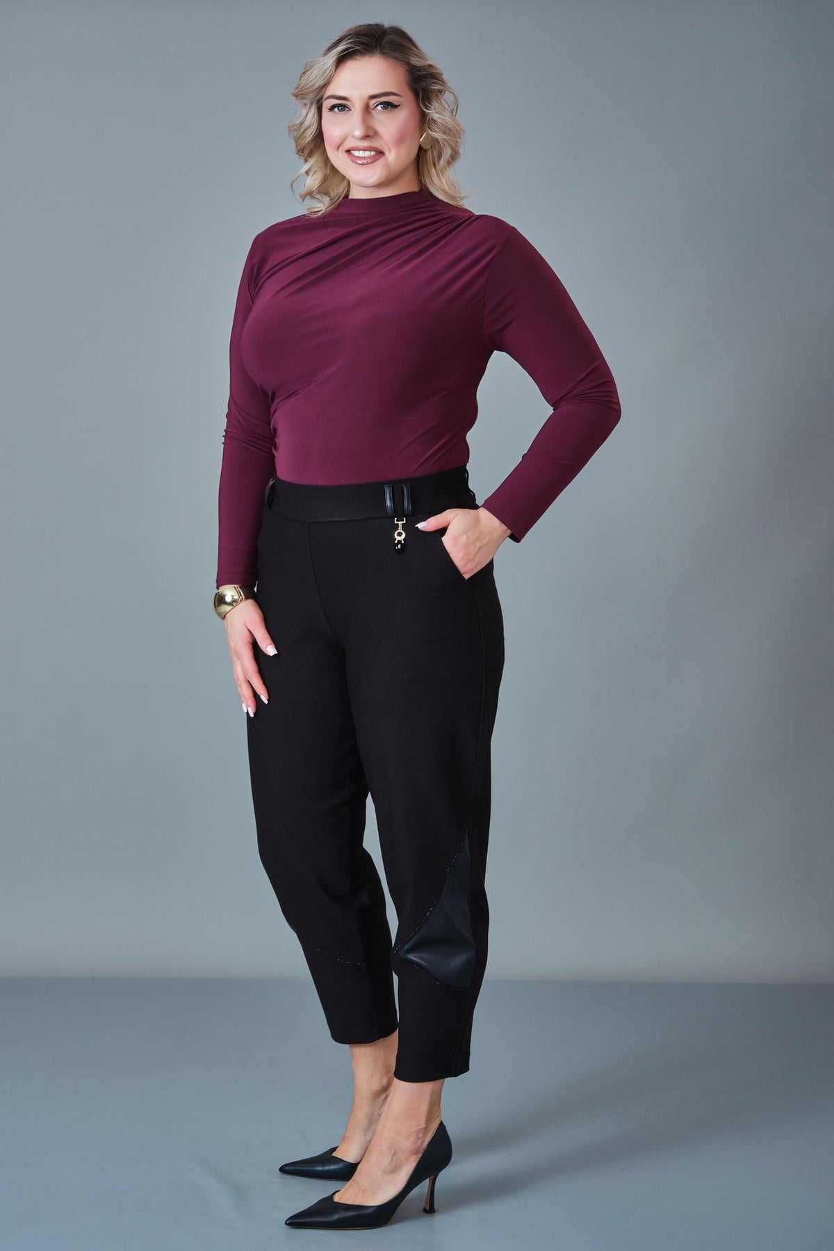 Elitline - Plus Size Trousers (ELT27K1-01-4164)