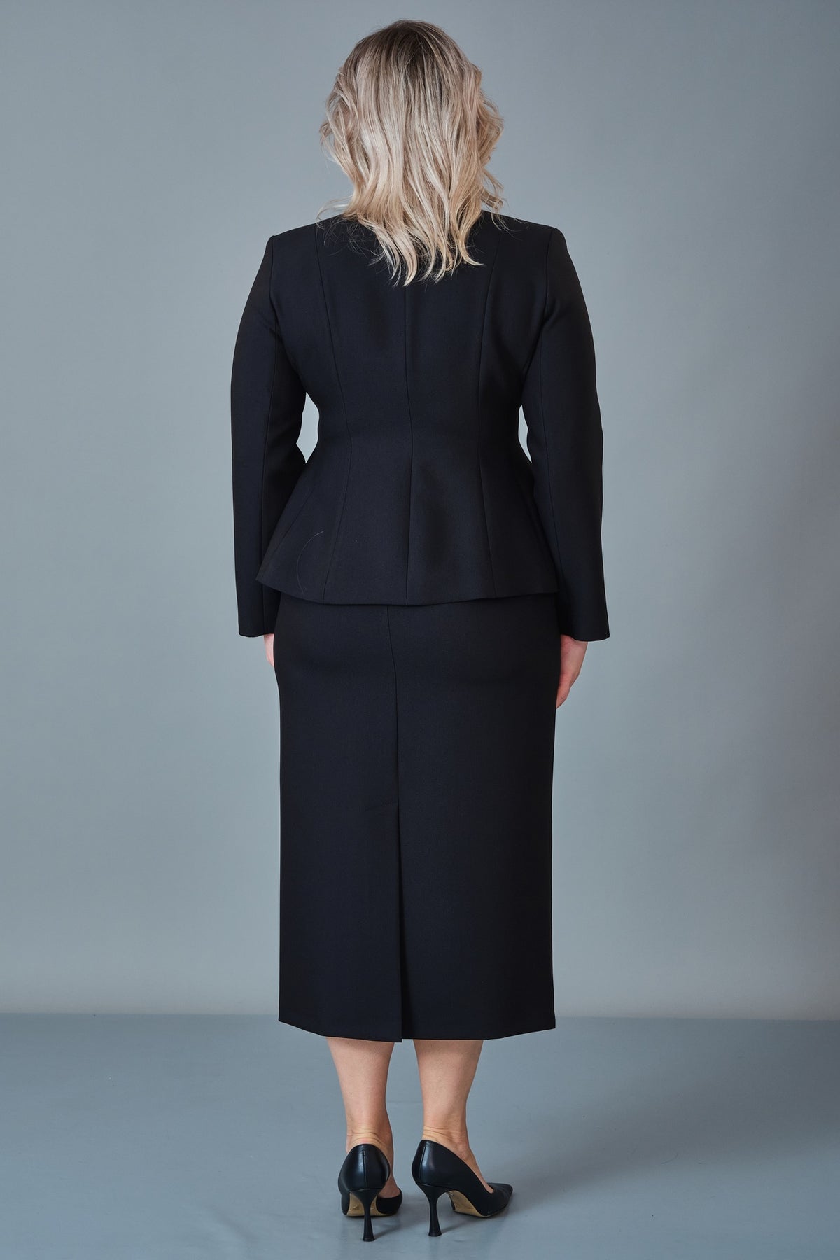 Butik Dayi - Plus Size Suit (BDY27K44494-31627-576)