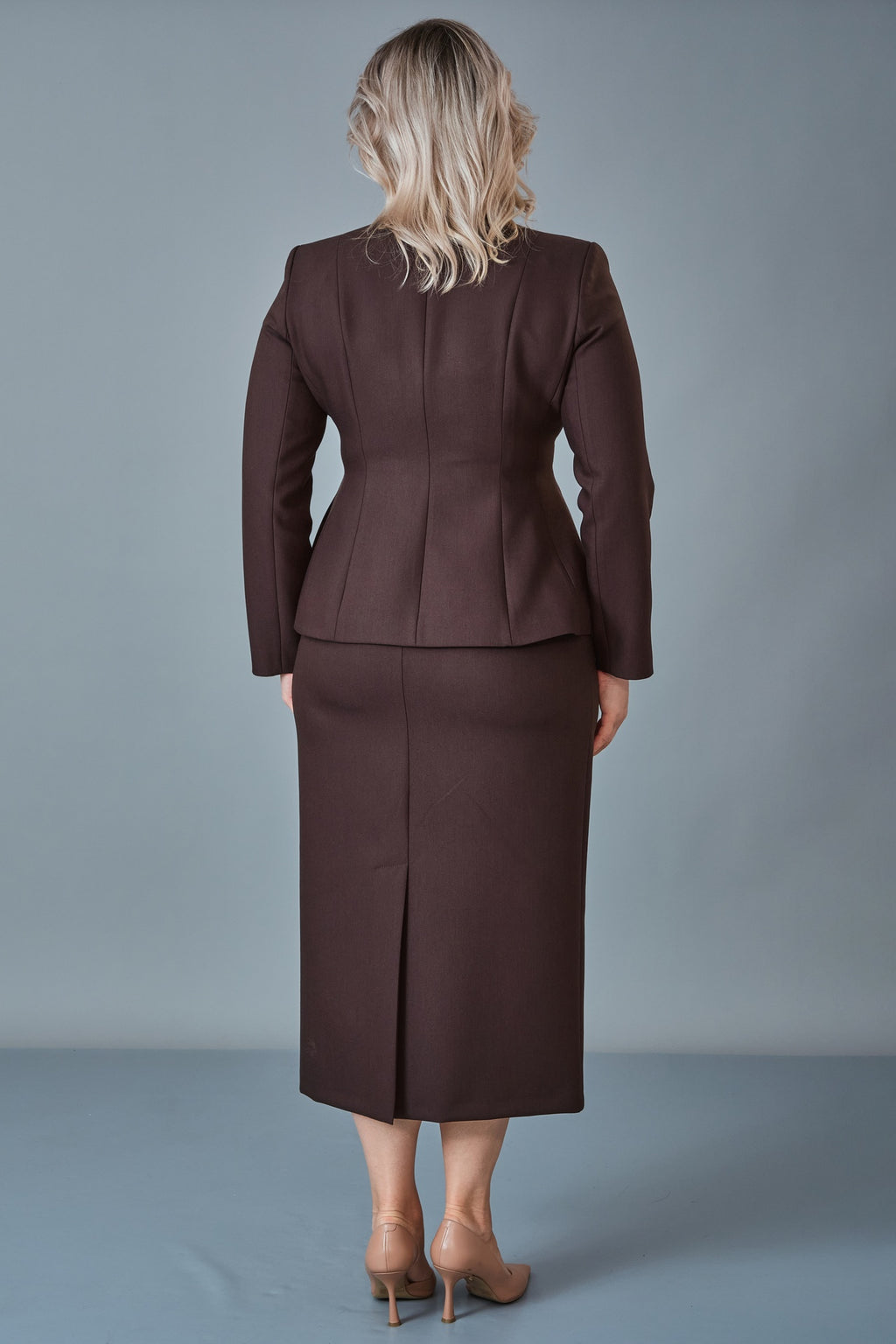 Butik Dayi - Plus Size Suit (BDY27K44494-31627-576)