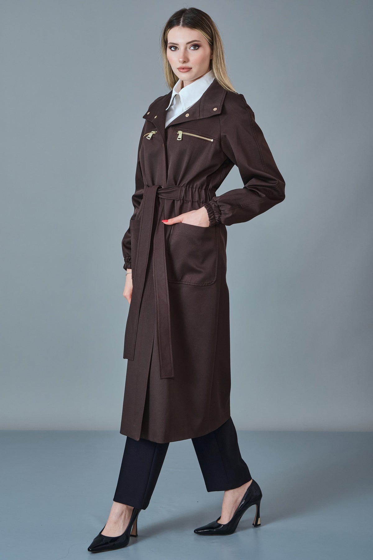 Renata - Regular Size Trench Coat (REN27KP3644)