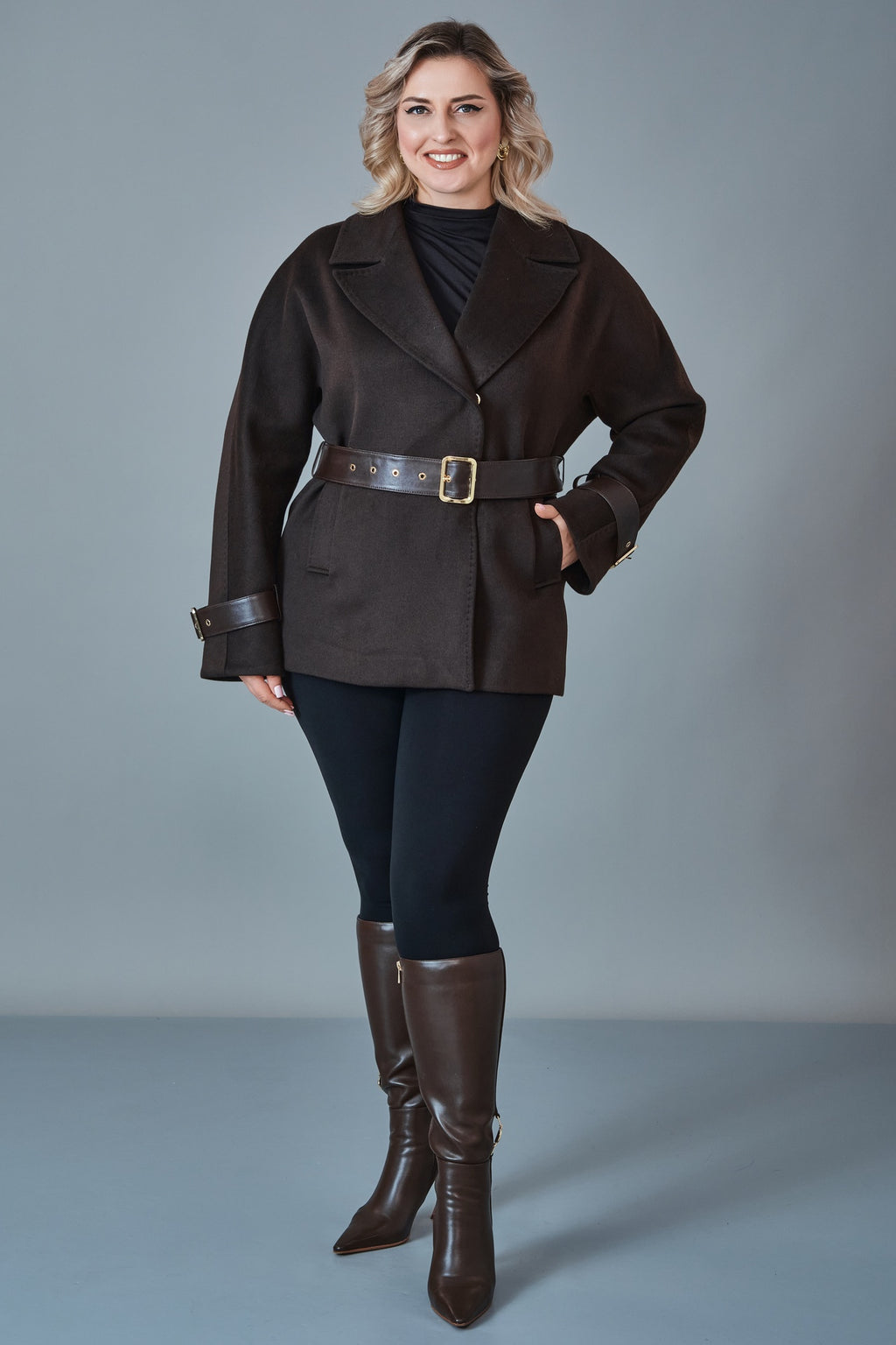 Renata - Plus Size Coat (MAX27K1728.8)
