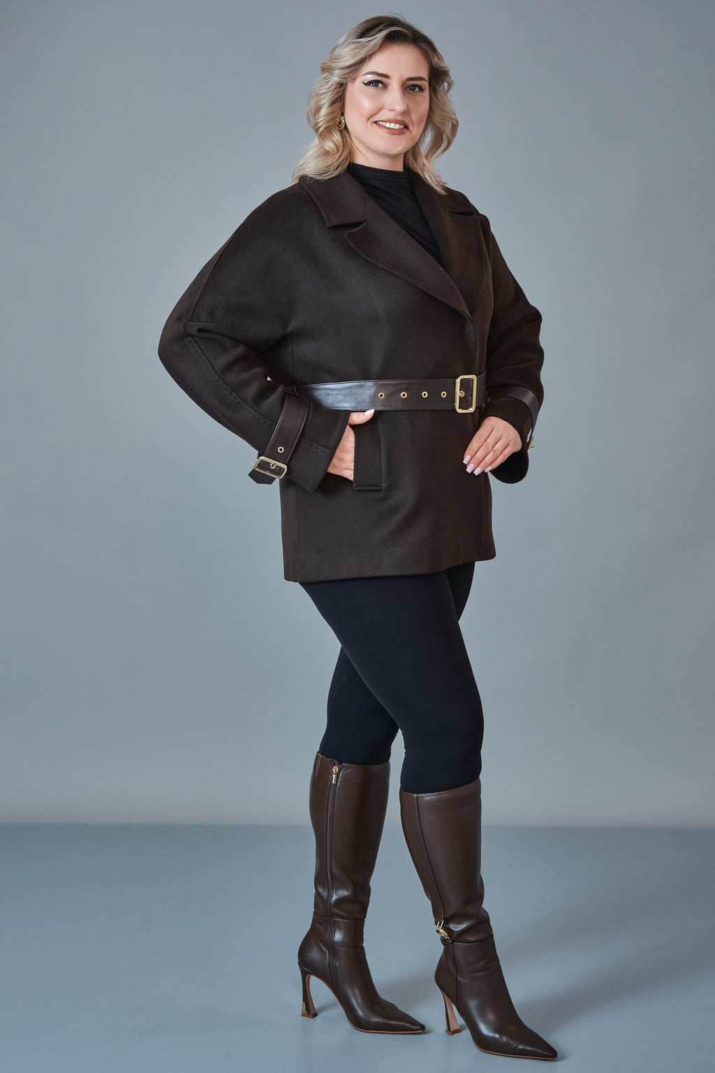 Renata - Plus Size Coat (MAX27K1728.8)