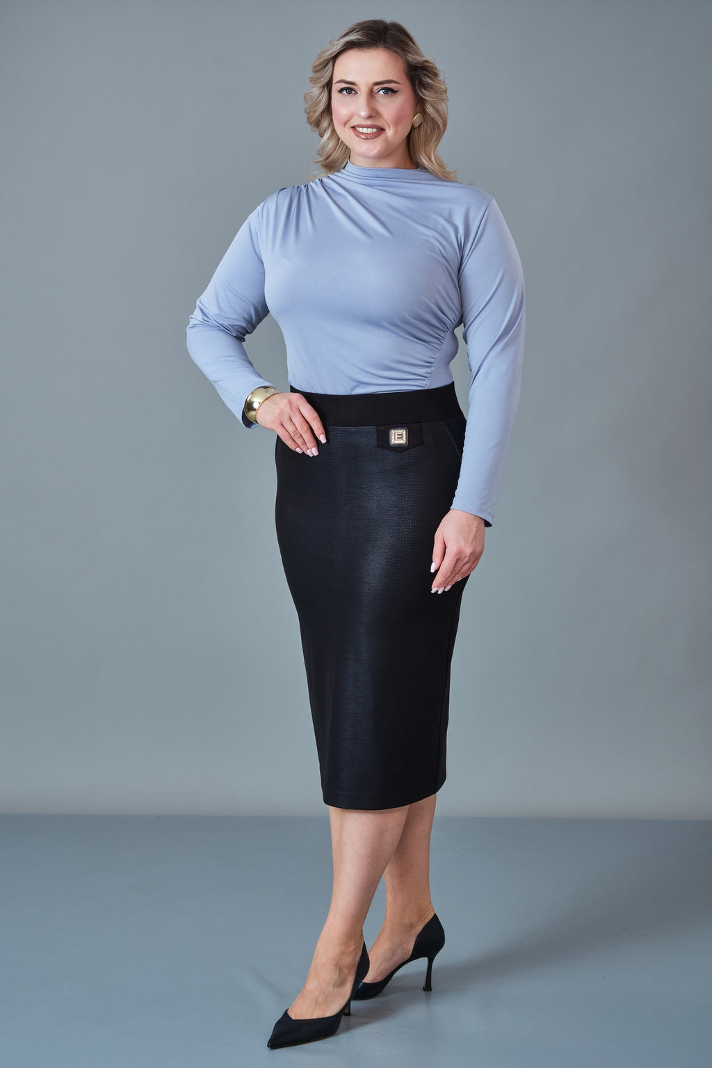 Elitline - Plus Size Skirt (ELT27K2-72-4051)