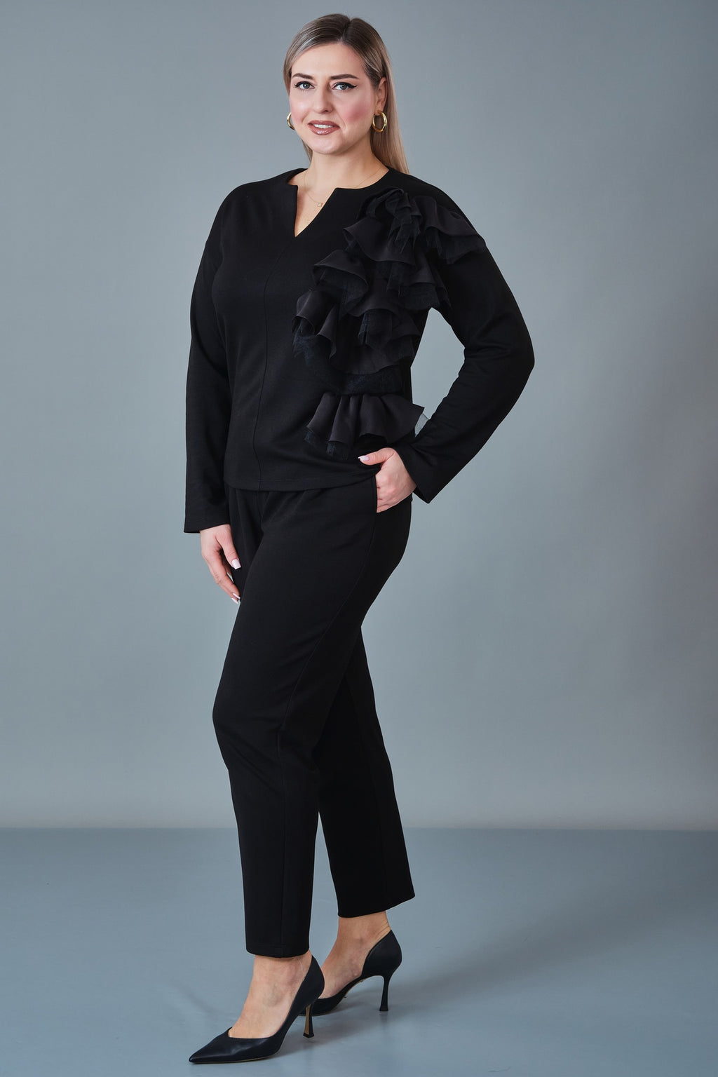Salkim - Plus Size Suit (SAL27K66652BB)