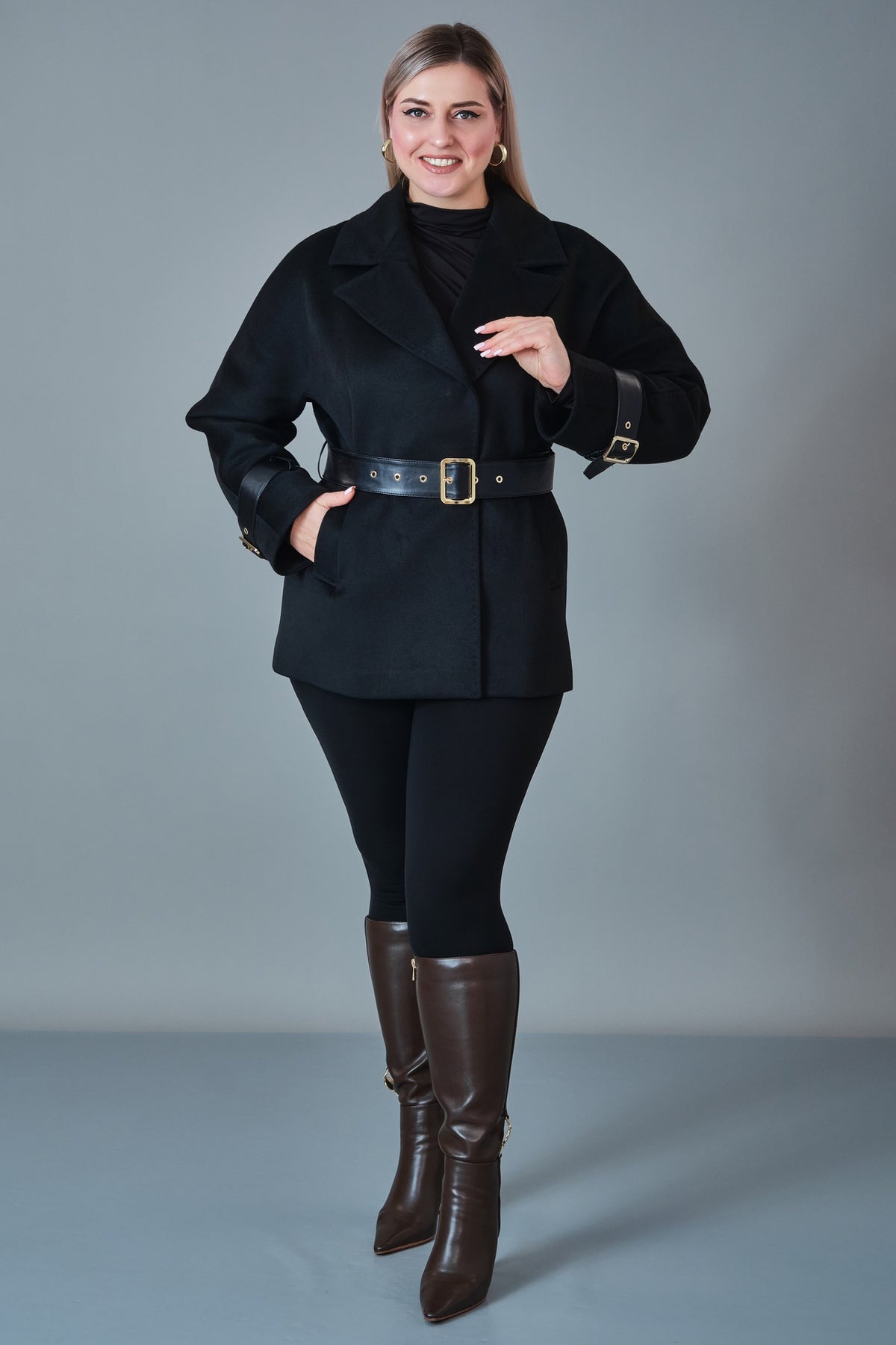 Renata - Plus Size Coat (REN27K1728.8)