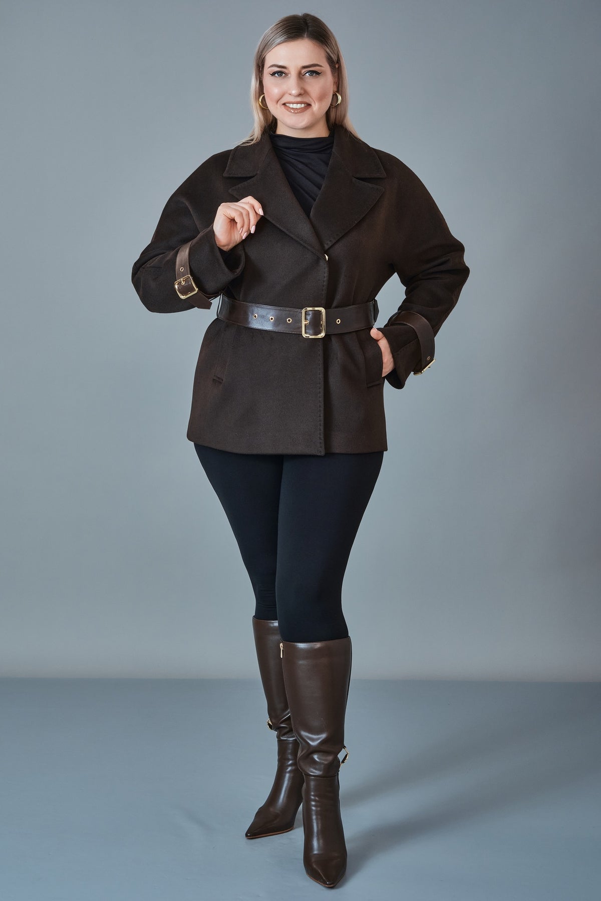 Renata - Plus Size Coat (REN27K1728.8)