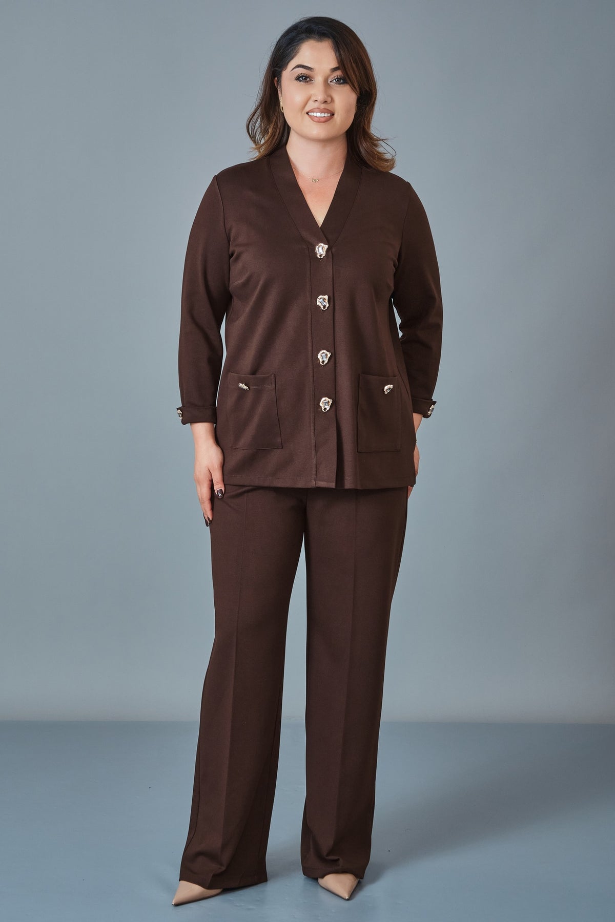 Dress Port - Plus Size Suit (DSP27K3704)