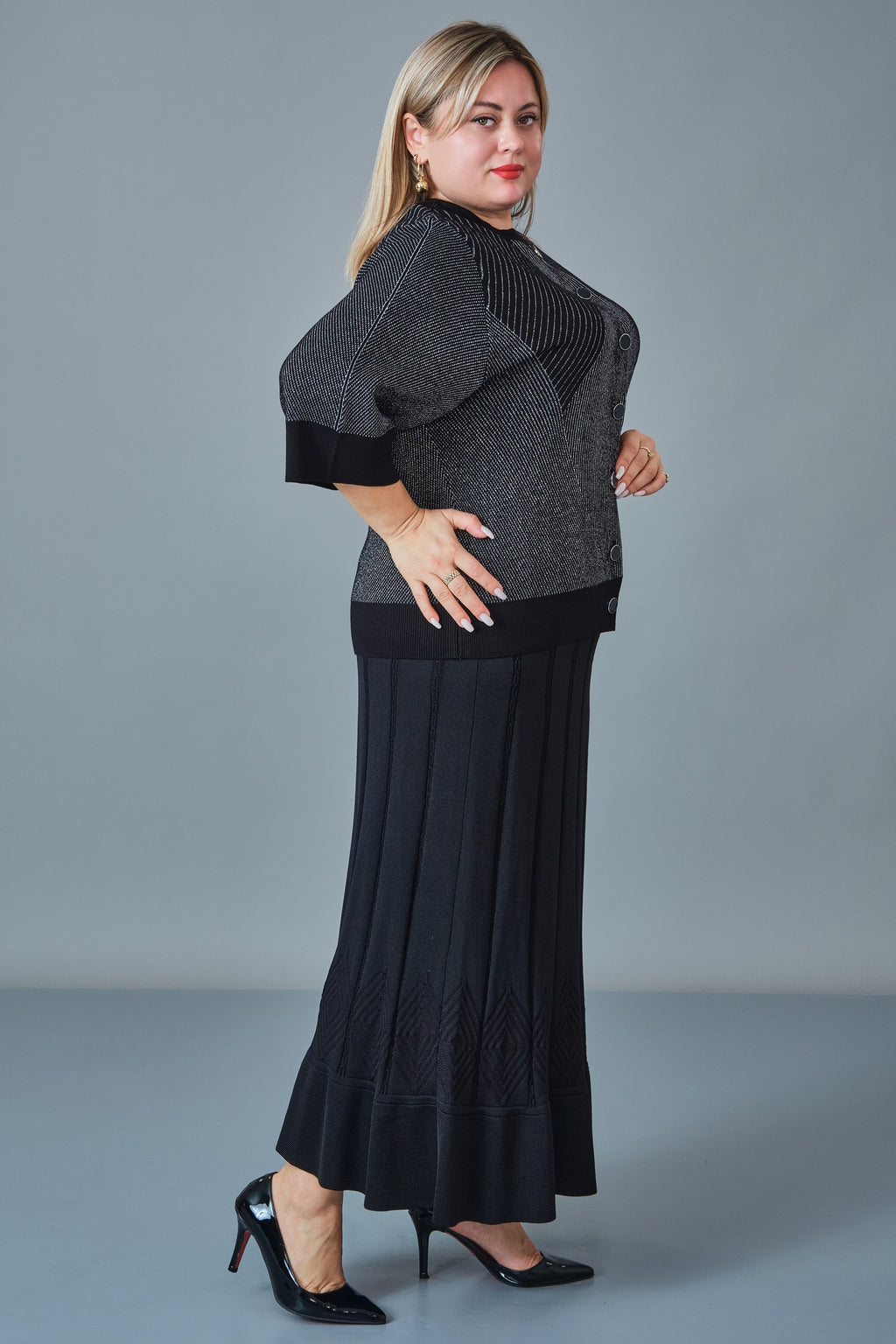 Desender - Plus Size Trench Coat (DES27K9060)