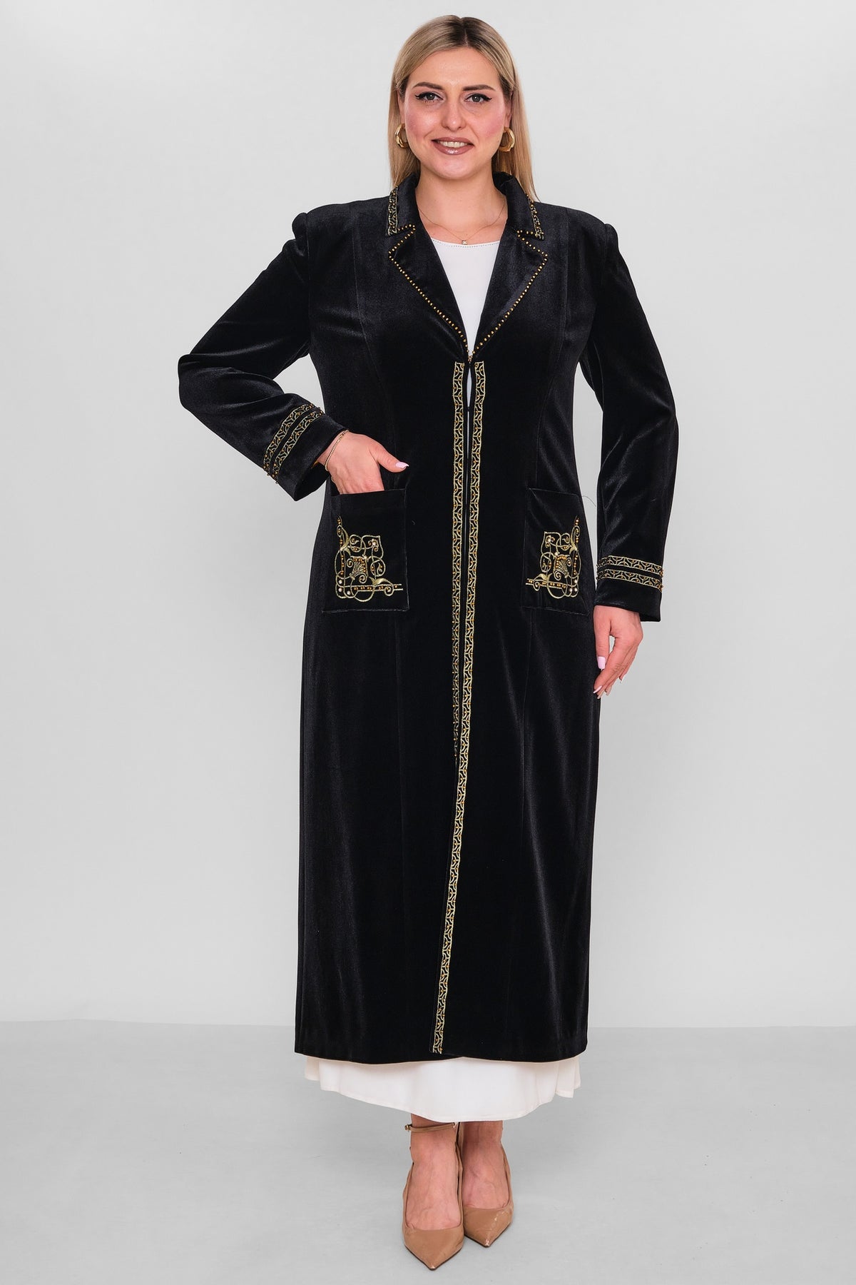Ksas - Plus Size Cardigan (KSASEH-45) - 8690202506923