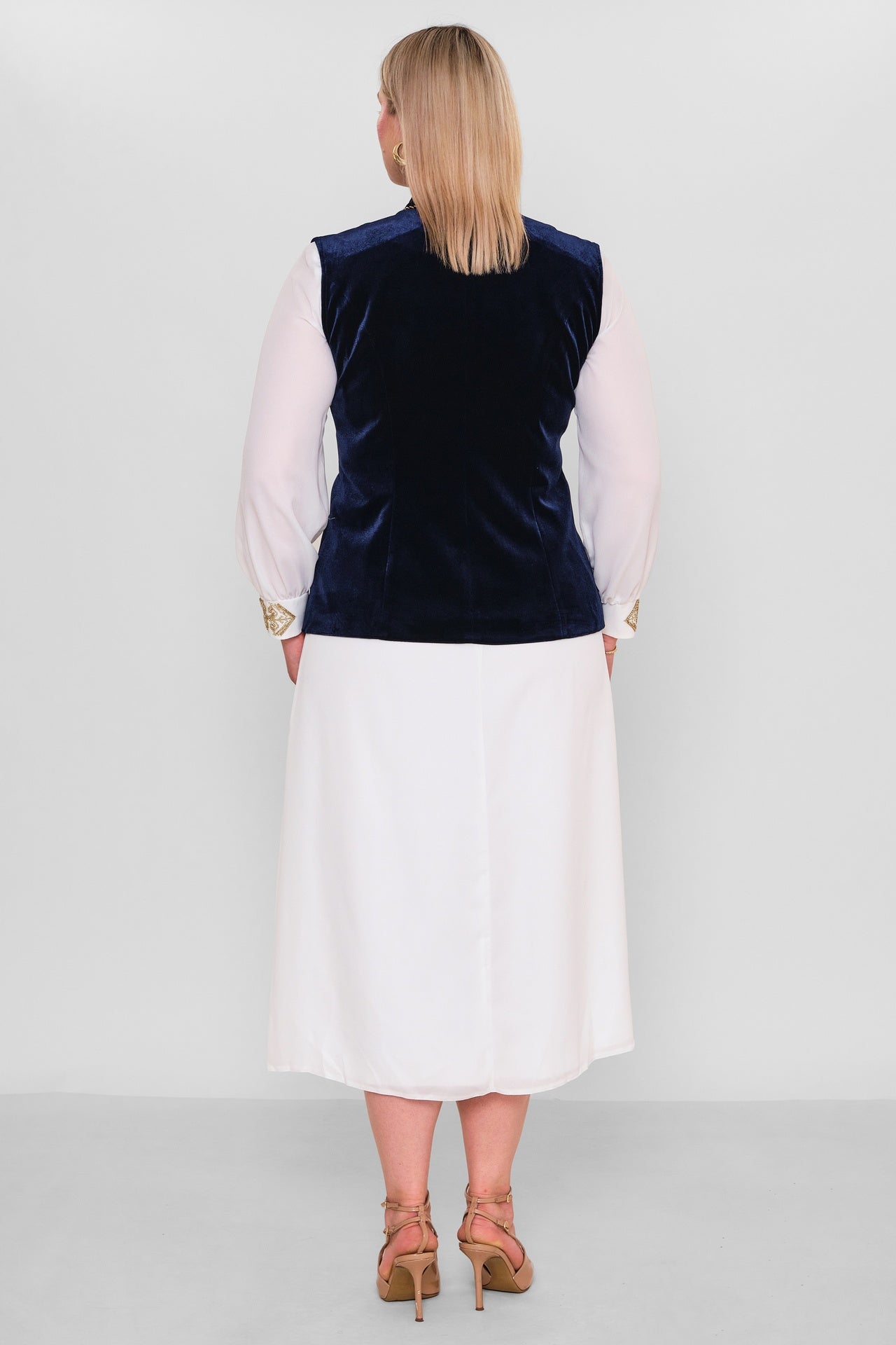 Ksas - Plus Size Waistcoat (KSASEH-005) - 8690202507173