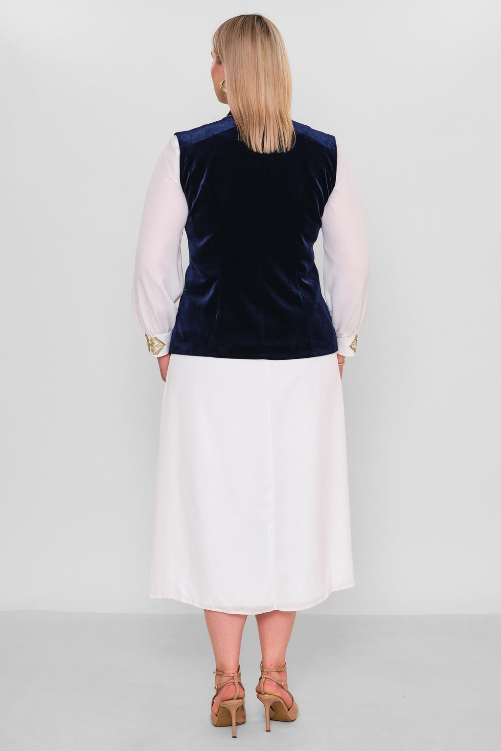 Ksas - Plus Size Waistcoat (KSASEH-005) - 8690202507173