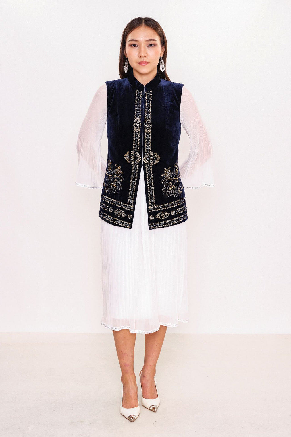 Ksas - Plus Size Cardigan (KSASEH-022-K) - 8690202507487