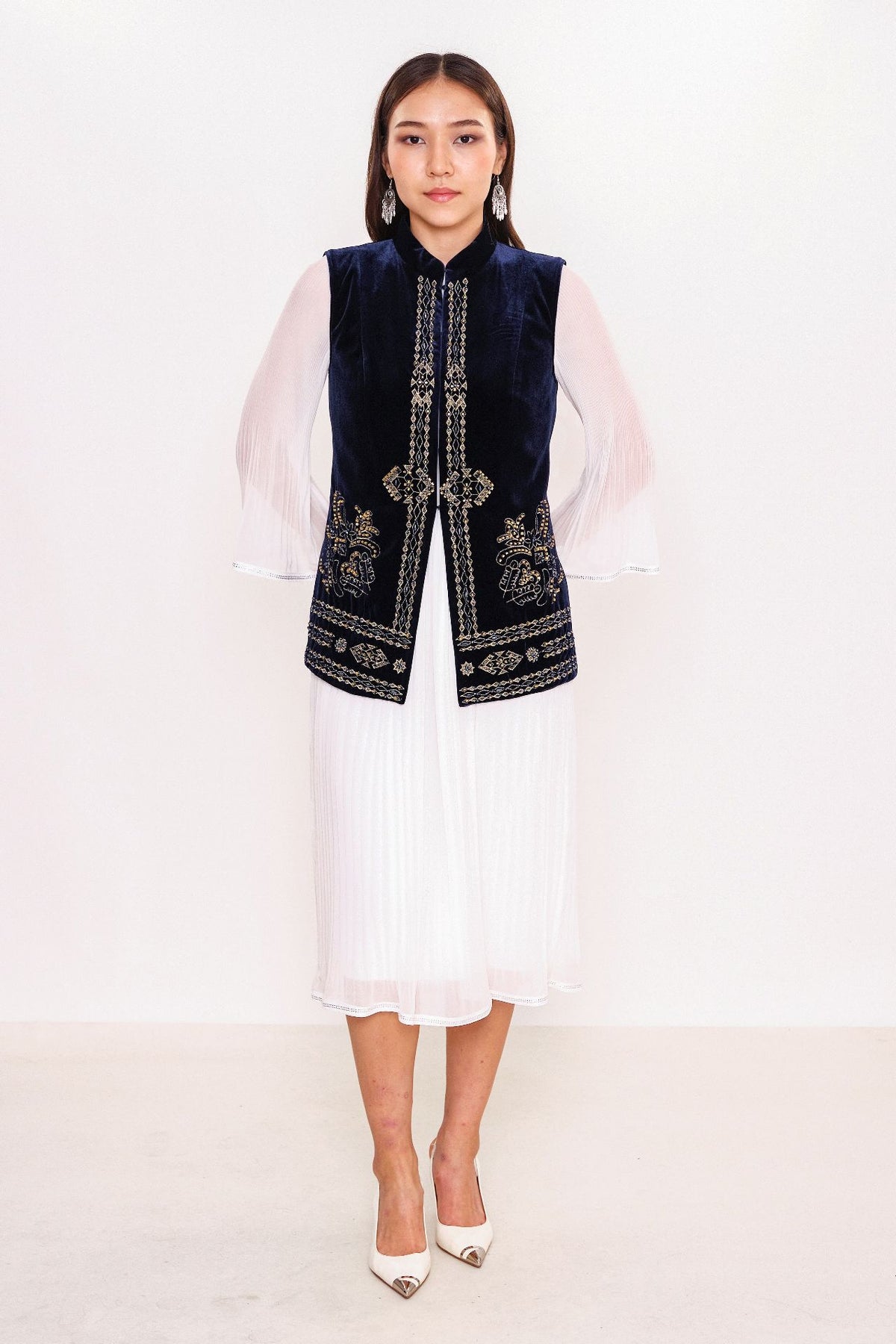 Ksas - Plus Size Cardigan (KSASEH-022-K) - 8690202507487