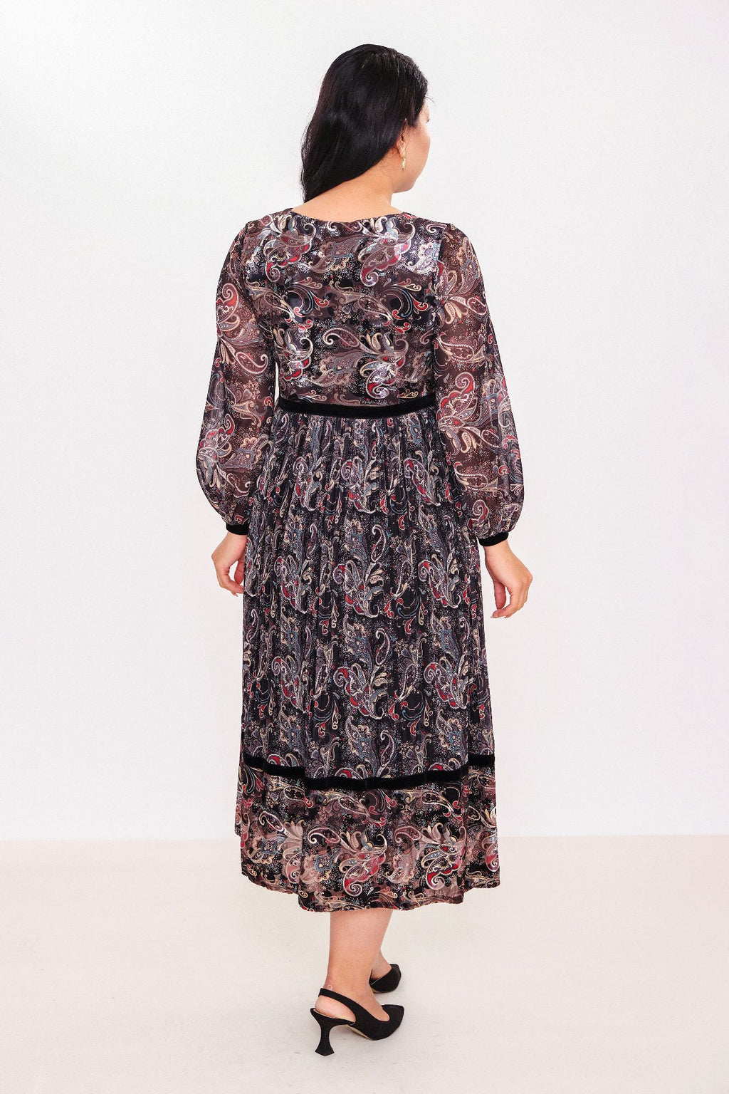 Ksas - Plus Size Dress (KSAS31552) - 8690202512085