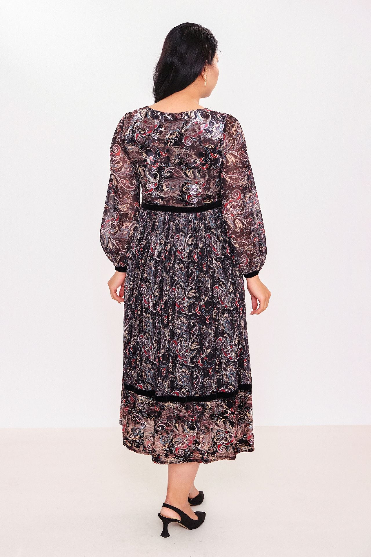 Ksas - Plus Size Dress (KSAS31552) - 8690202512085
