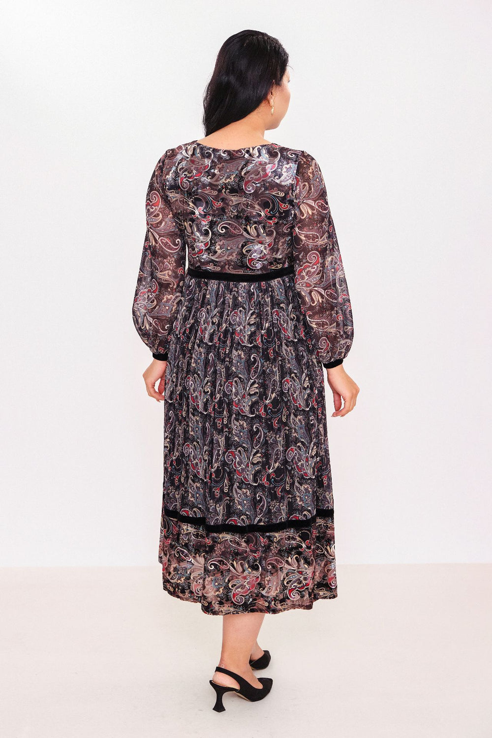 Ksas - Plus Size Dress (KSAS31552) - 8690202512085