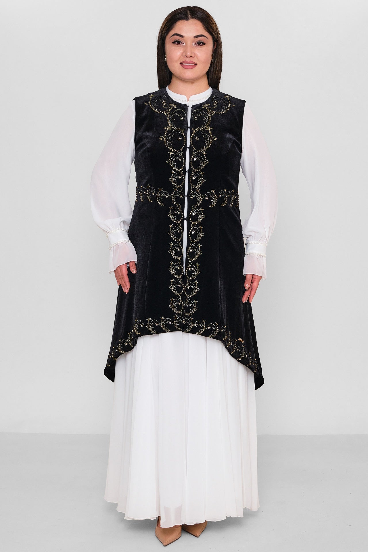 Ksas - Plus Size Cardigan (KSAS4162) - 8690202512153