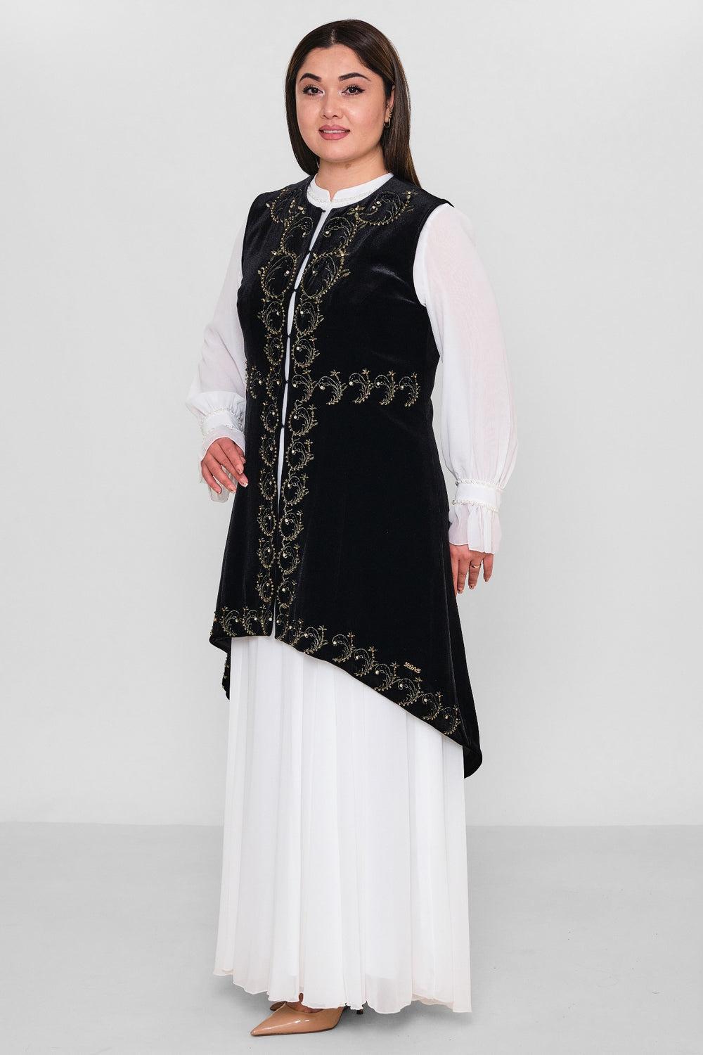 Ksas - Plus Size Cardigan (KSAS4162) - 8690202512153