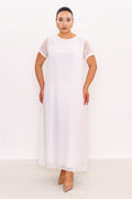 Ksas - Plus Size Dress (KSAS32311) - 8690202512245