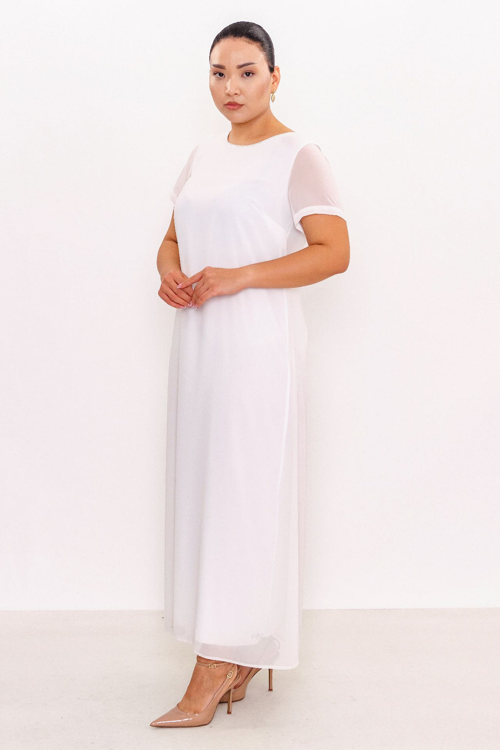 Ksas - Plus Size Dress (KSAS32311) - 8690202512245