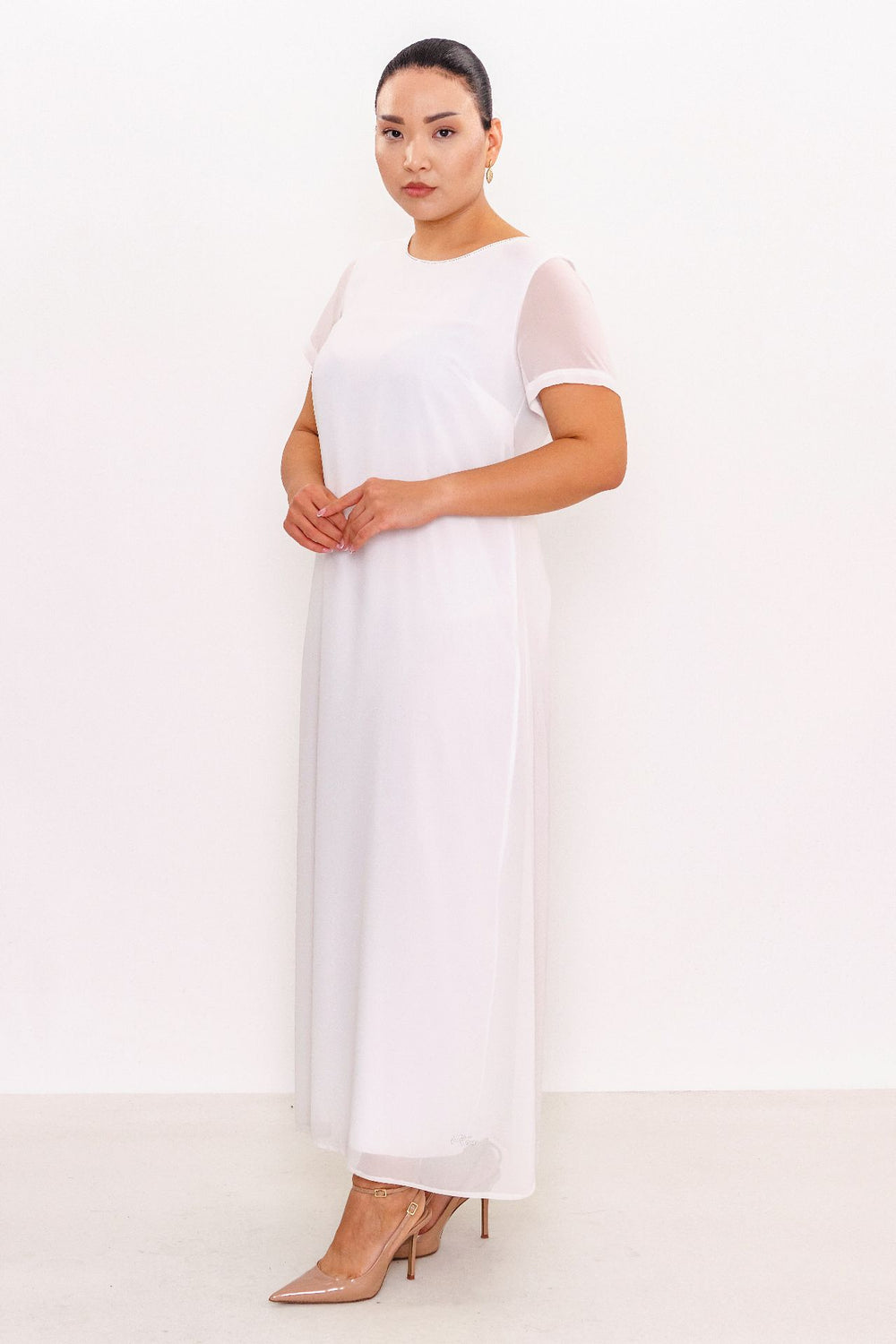 Ksas - Plus Size Dress (KSAS32311) - 8690202512245