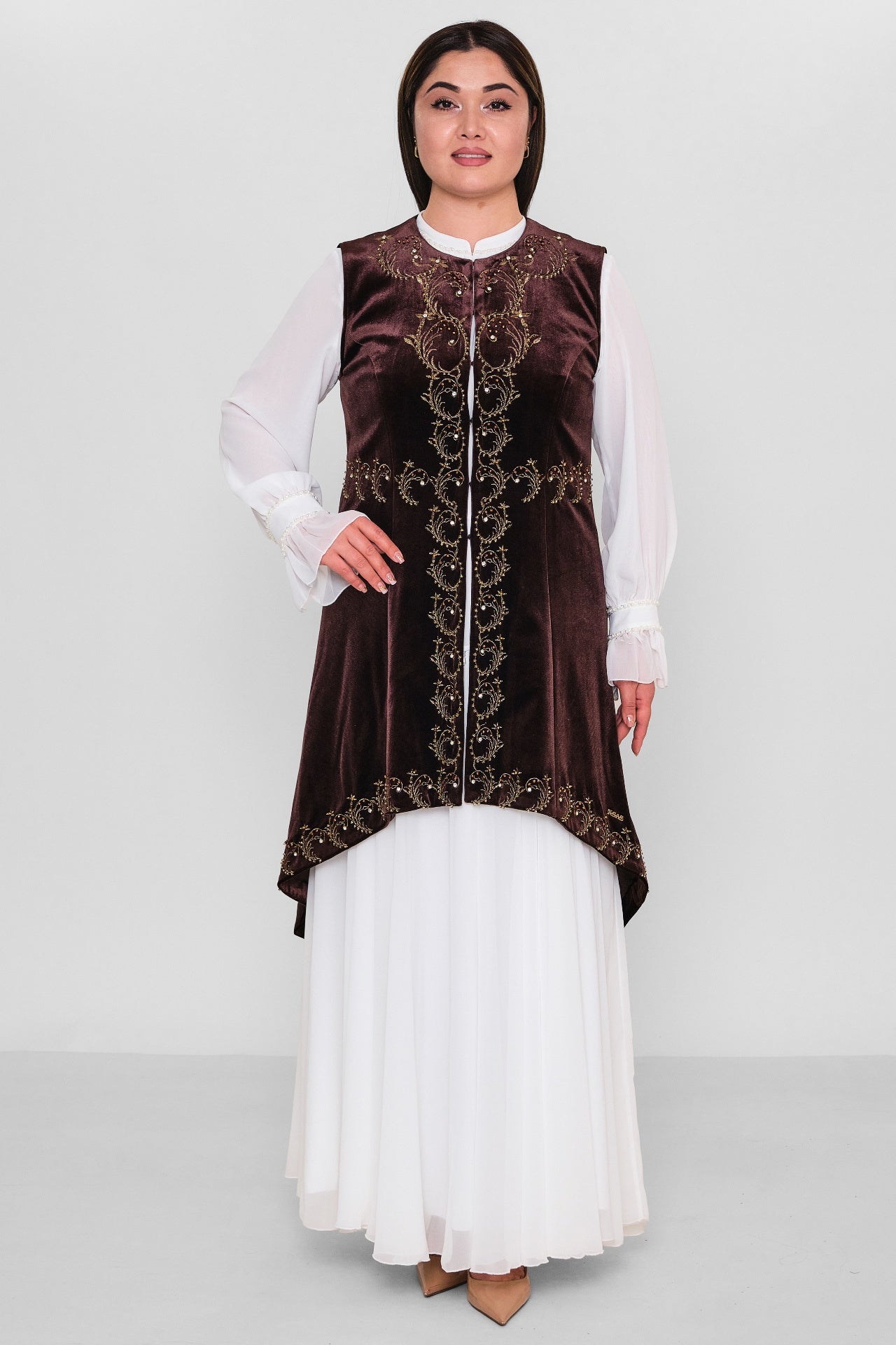 Ksas - Plus Size Cardigan (KSAS4162) - 8690202512344