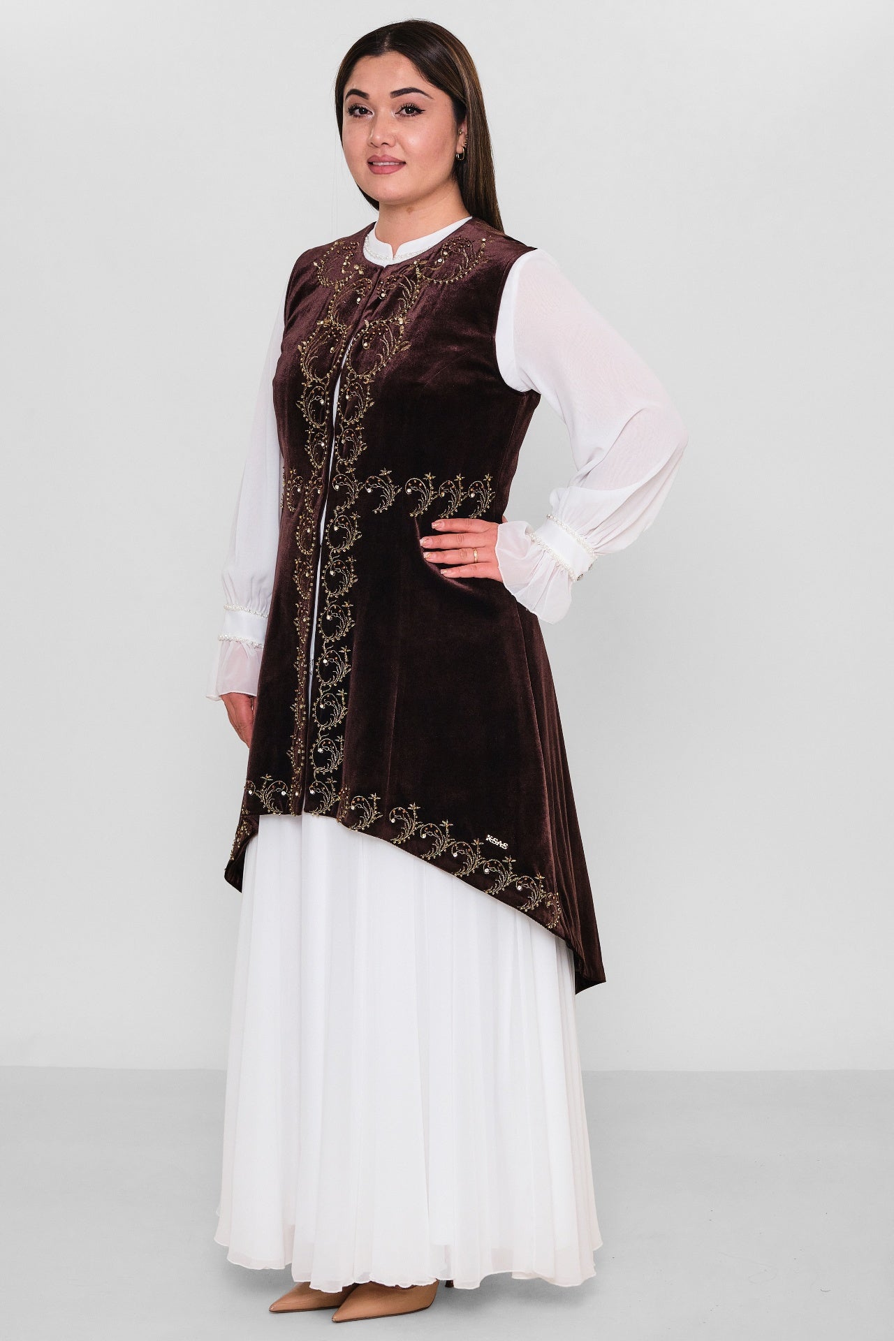 Ksas - Plus Size Cardigan (KSAS4162) - 8690202512344
