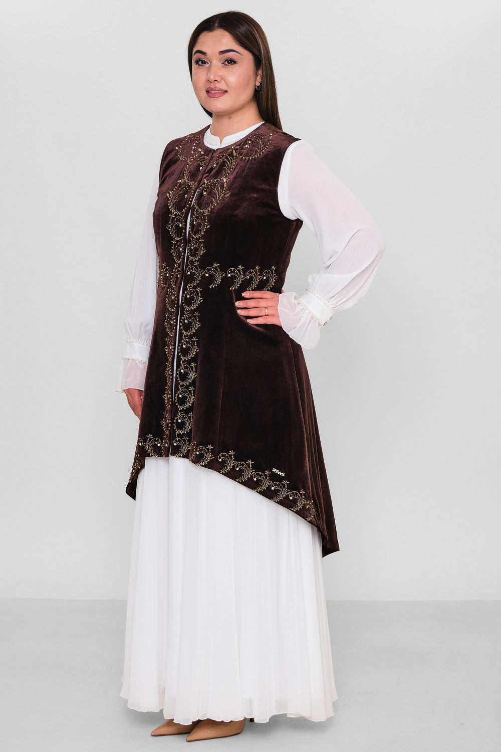 Ksas - Plus Size Cardigan (KSAS4162) - 8690202512344