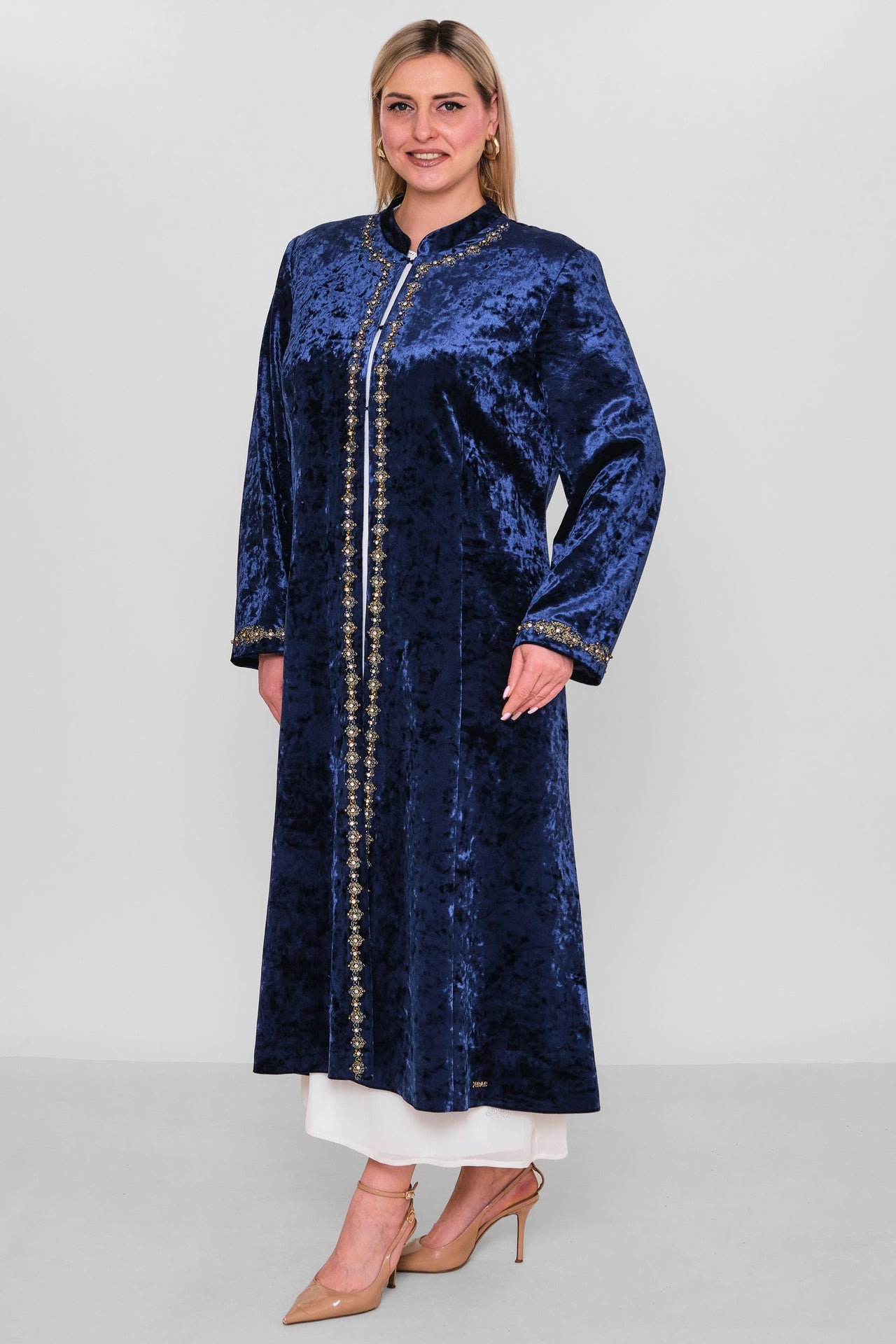 Ksas - Extended Plus Size Cardigan (KSAS4148-1) - 8690202512405
