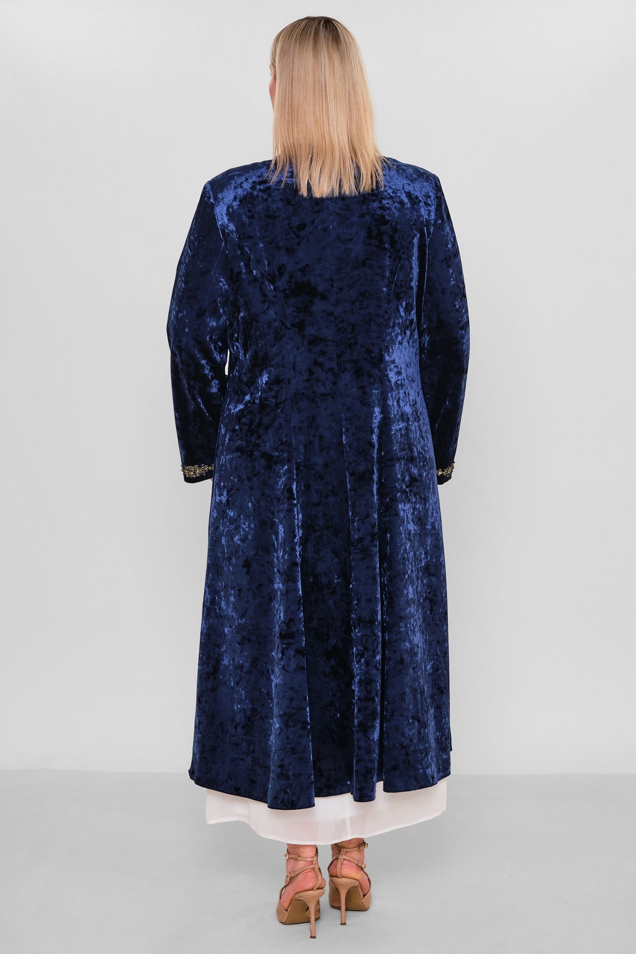 Ksas - Extended Plus Size Cardigan (KSAS4148-1) - 8690202512405