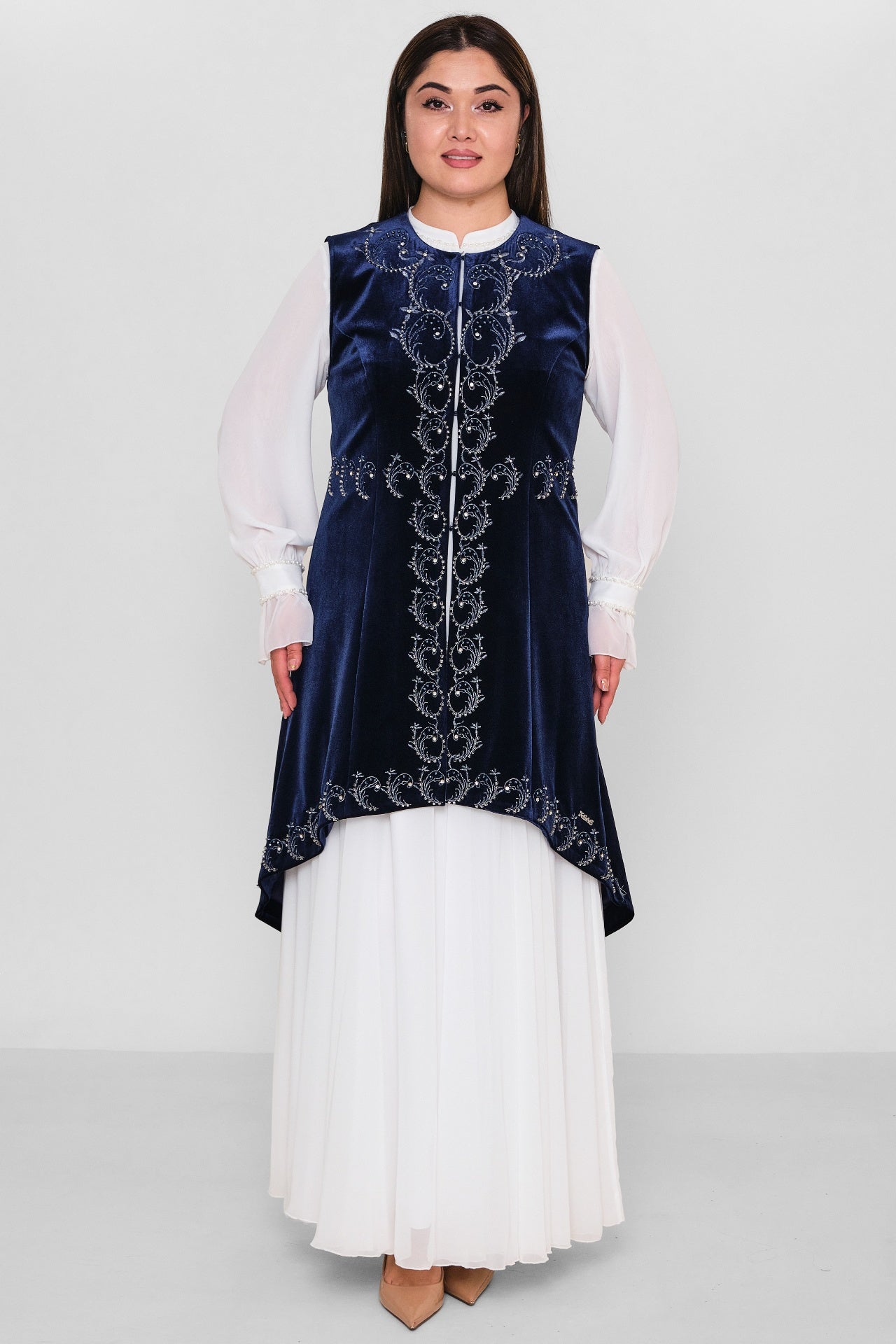 Ksas - Plus Size Cardigan (KSAS4162) - 8690202512412