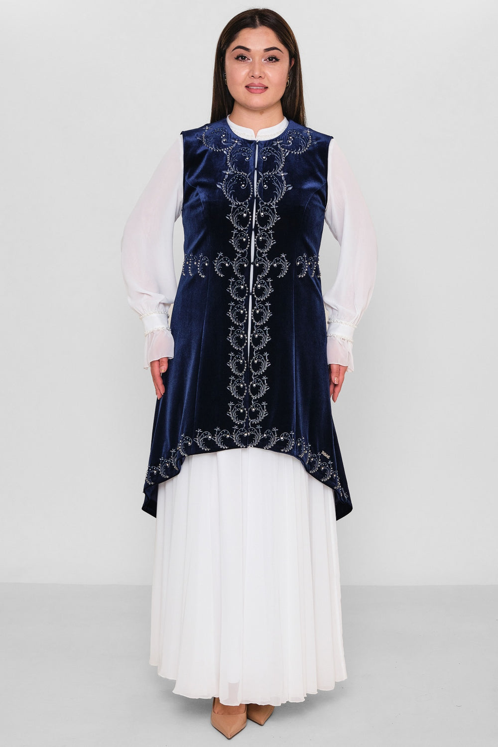 Ksas - Plus Size Cardigan (KSAS4162) - 8690202512412
