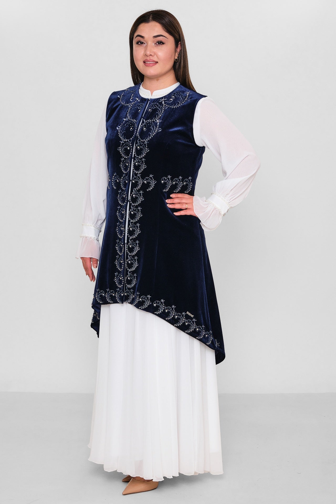 Ksas - Plus Size Cardigan (KSAS4162) - 8690202512412