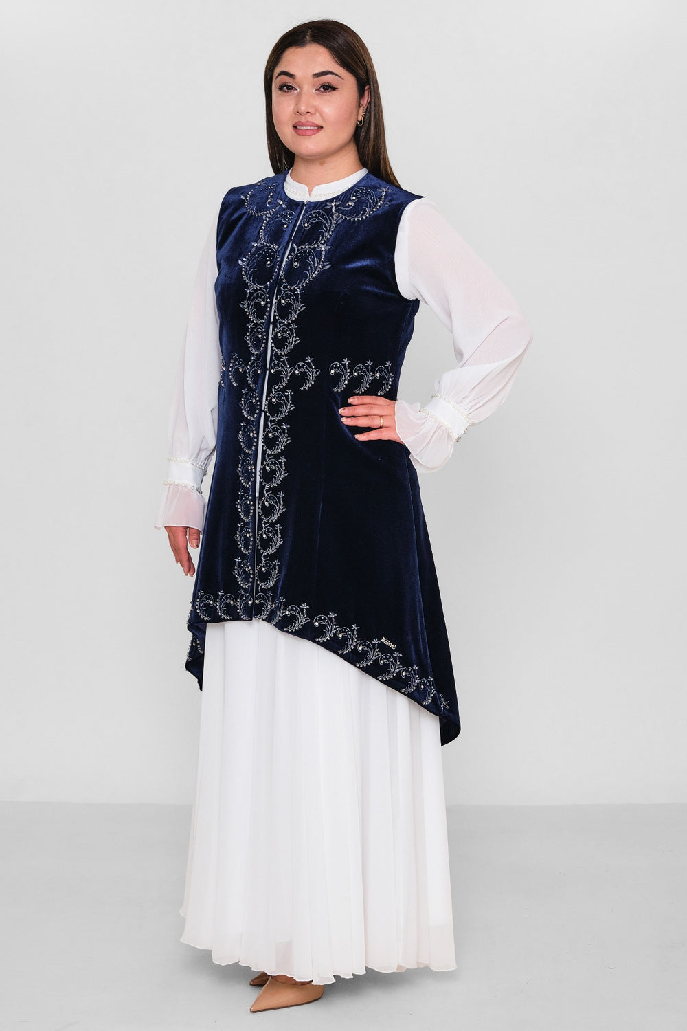 Ksas - Plus Size Cardigan (KSAS4162) - 8690202512412
